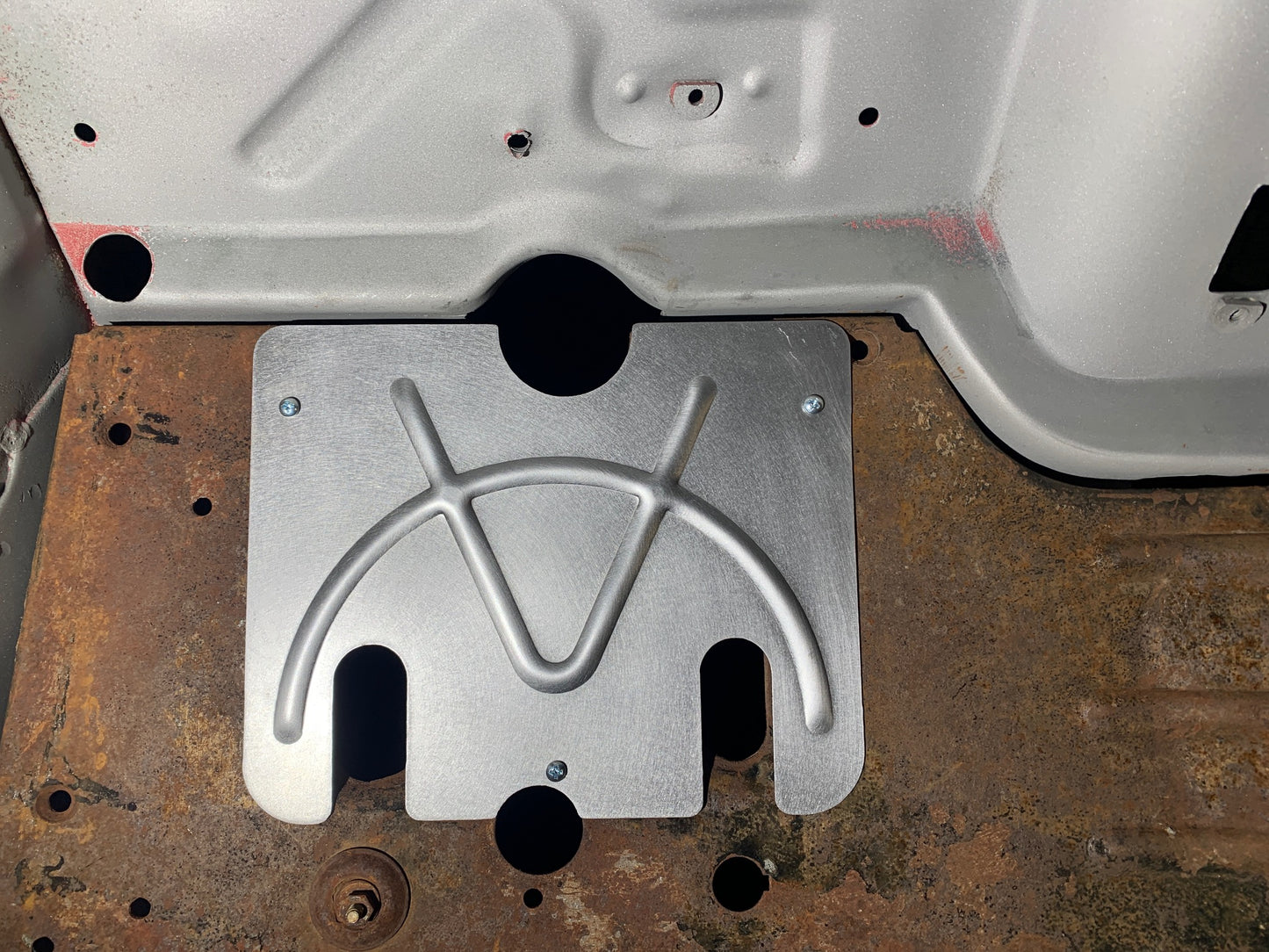 1935 - 1936 Ford Pickup Toeboard Pedal Plate