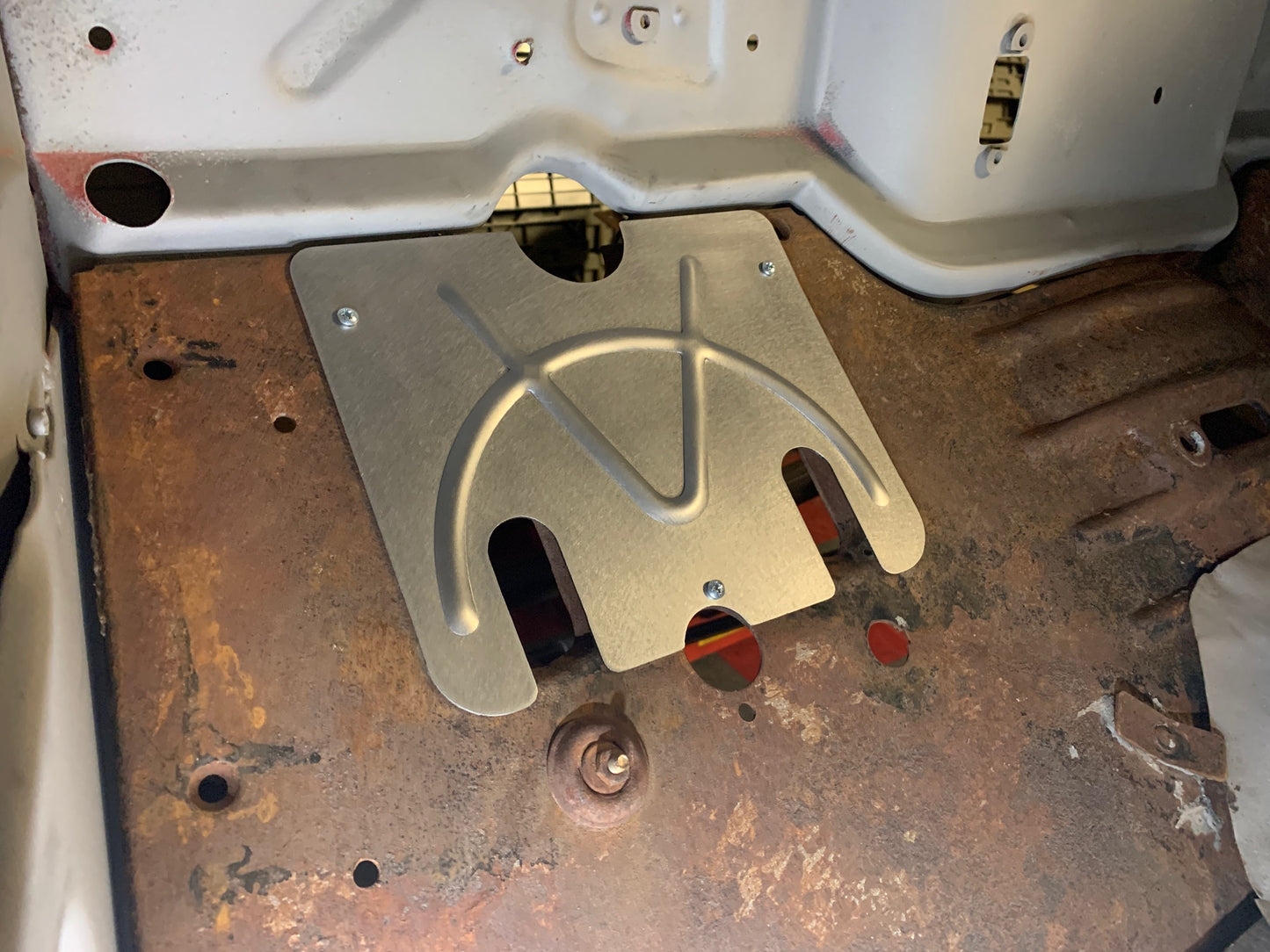 1935 - 1936 Ford Pickup Toeboard Pedal Plate