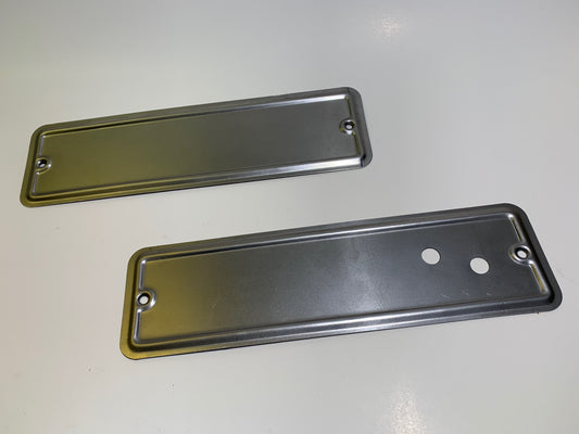 1935 - 1936 Ford Pickup & Truck Windshield Hinge / Wiper Motor Covers Pair - L&R