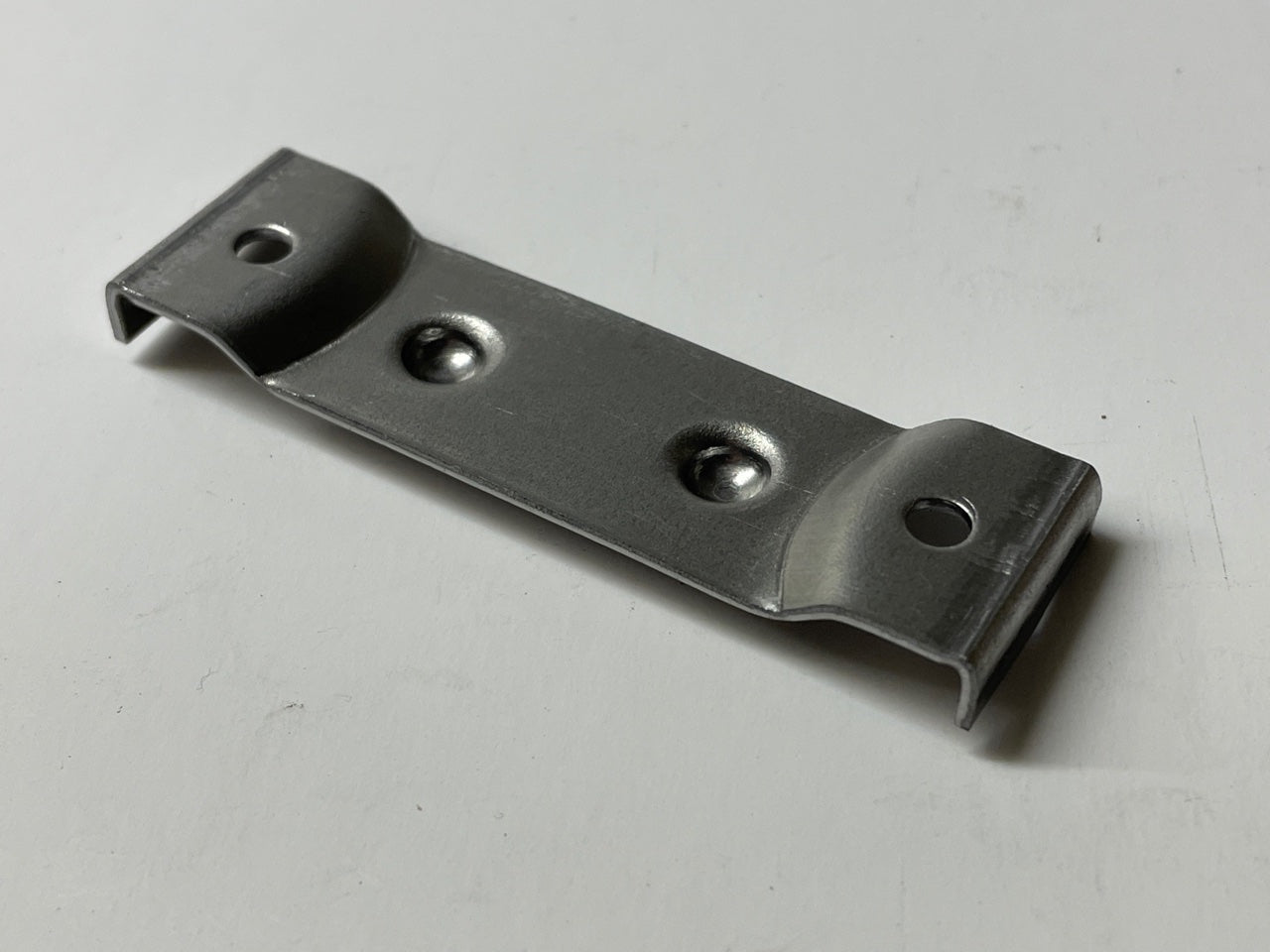1957 - 1958 Harley Panhead Gastank Badge Emblem Mounting Bracket Pair