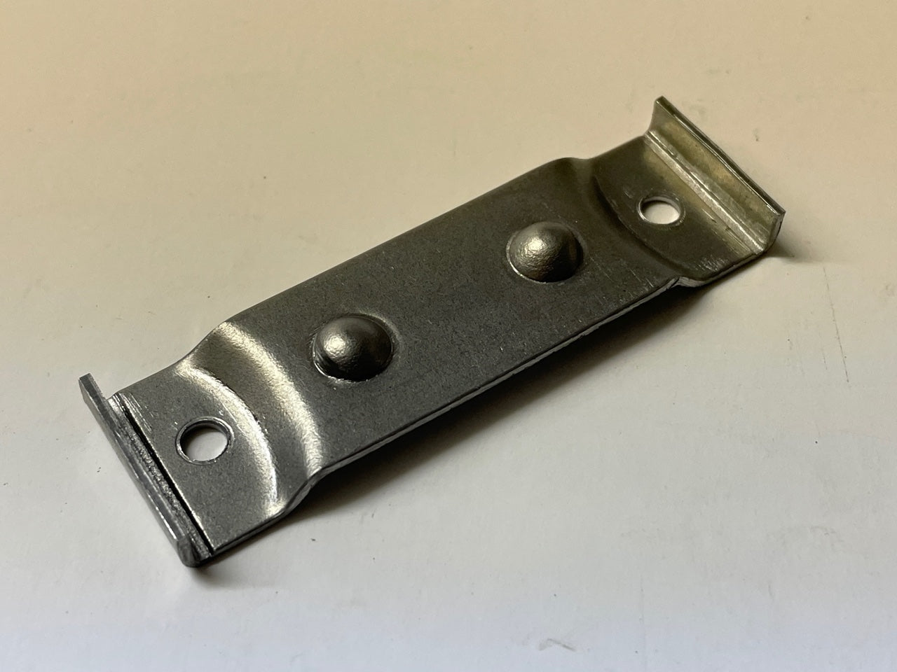 1957 - 1958 Harley Panhead Gastank Badge Emblem Mounting Bracket Pair