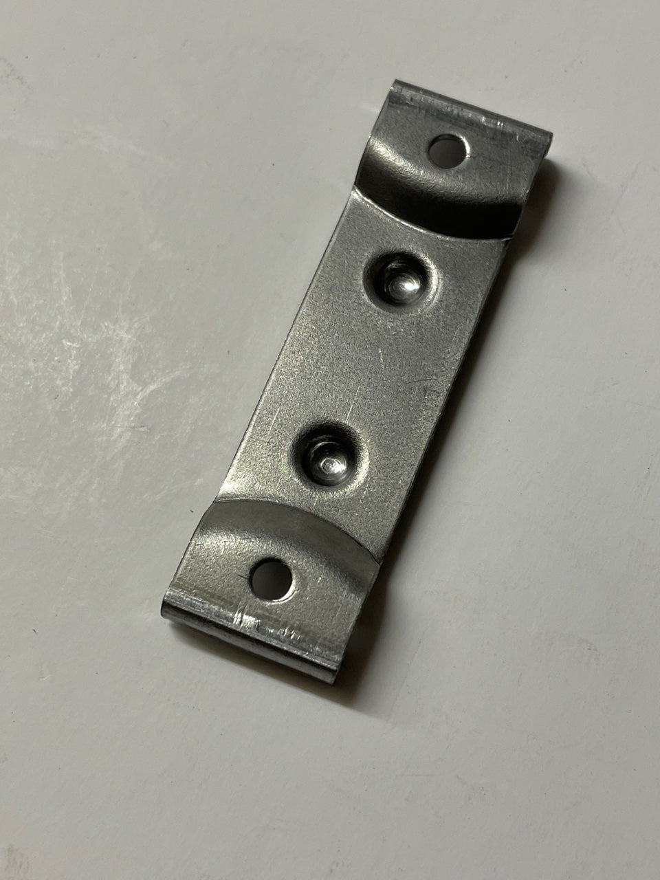 1957 - 1958 Harley Panhead Gastank Badge Emblem Mounting Bracket Pair