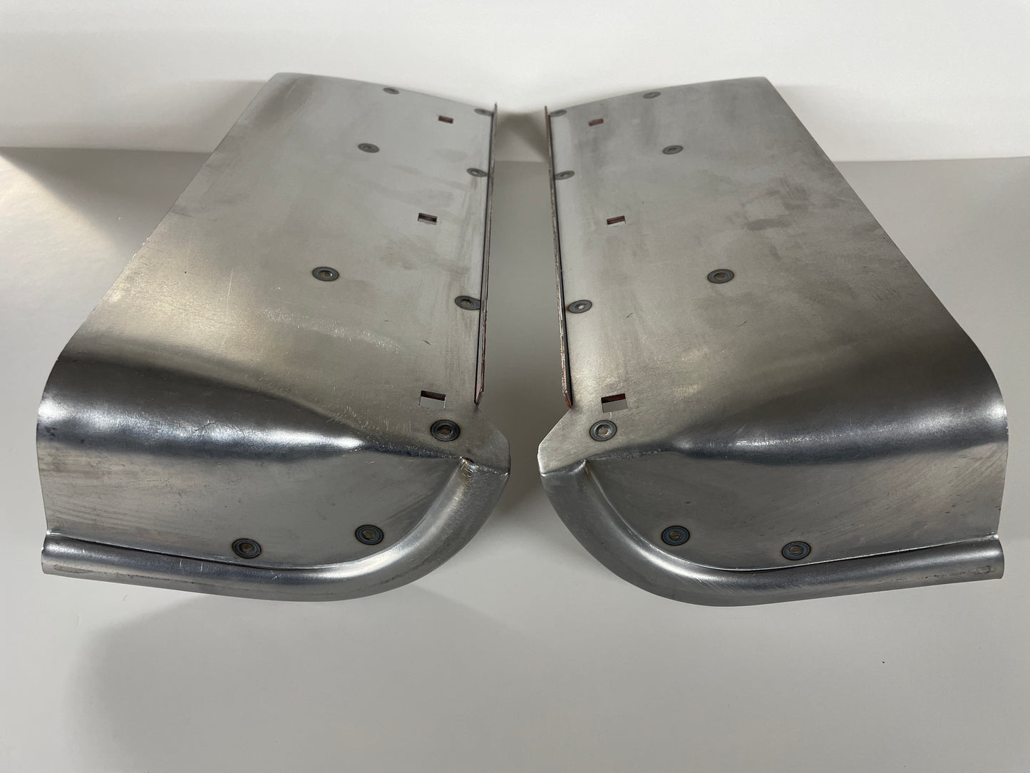 1935-1937 Ford Pickup Lower Rear Fender Patch Panels with inner reinforcement panels - Left & Right