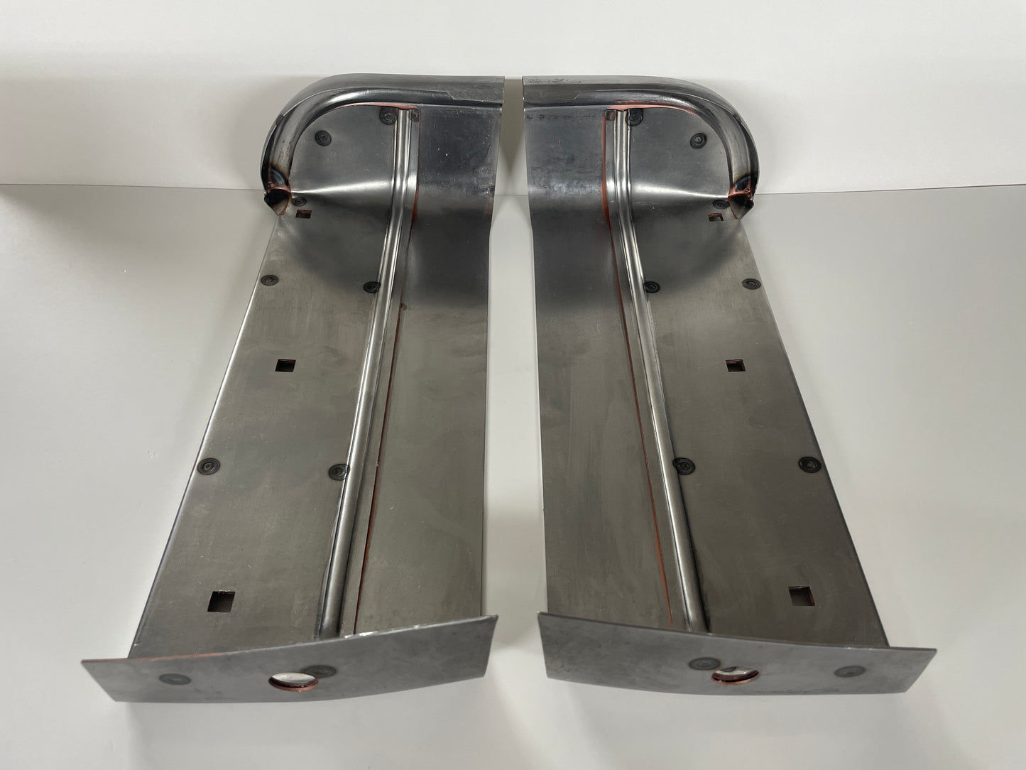 1935-1937 Ford Pickup Lower Rear Fender Patch Panels with inner reinforcement panels - Left & Right