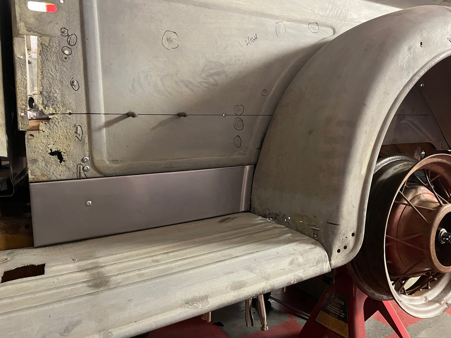 1935 thru 1937 Ford Pickup Lower Bed Filler Panels - Sold in Pairs